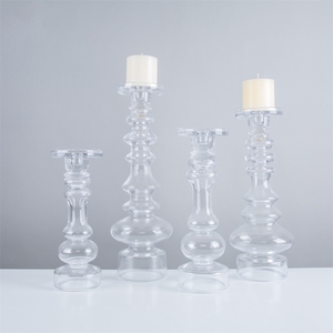 Enkele Stam Vaas Hydroponische Knop Transparant Helder Glas Hoge Slanke Vaas Bruiloft Tafel Centerpieces Interieur Interieur Decor
