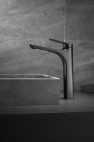 Robinet de lavabo de salle de bain classique en cuivre, monocommande, monotrou, à poser sur le plan, avec mitigeur et cartouche céramique, pour économie d'eau