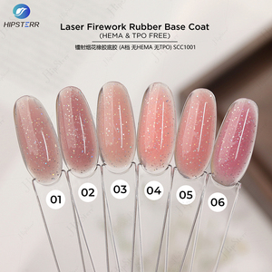 Base de goma sin HEMA <span class=keywords><strong>y</strong></span> TPO, Gel UV, esmalte de uñas de Gel colorido, láser semipermanente, fuegos artificiales, Base de Color para decoración de uñas UV para uñas - Product Image 3