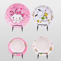 Bol à riz pour enfant, imprimé dessin animé populaire, isolant thermique, anti-taches, pour la table quotidienne des enfants et de la famille, avec un joli décor assorti