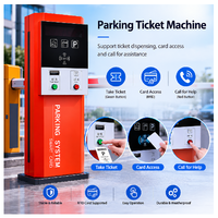 Système de billetterie de stationnement RFID, terminal de distribution de tickets de stationnement avec bouton de ticket vert et assistance par appel