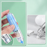 Stylo adhésif rétractable personnalisé en gros, double face, haute viscosité, style ruban correcteur, pour fournitures artisanales