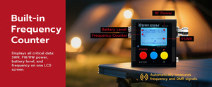 Surecom SW-102D 120W Talkie-walkie numérique DMR avec compteur de puissance et VSWR en option, interface N et M, VHF UHF 125-525Mhz, compteur de fréquence - Product Image 6