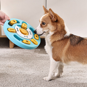 Jouet interactif pour chien de luxe, puzzle pour chien, distributeur de friandises lent, forme de <span class=keywords><strong>pizza</strong></span> antidérapante, jouets pour chien, distributeur de friandises lent - Product Image 3