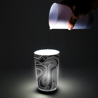 Gobelet lumineux LED activé par liquide, tasse en plastique RGB pour bar, club, fête, événement, articles de bar, vente en gros, personnalisable