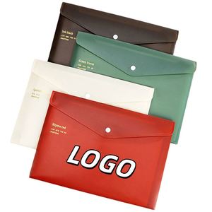 X515 - Carpeta de Archivo Retro de Marca ODM al por Mayor, Bolsa para Documentos A4, Bolsa para Guardar Pruebas, Carpeta de Plástico PP Impermeable, Material de Oficina - Product Image 1