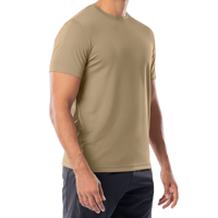 T-shirts de chasse décontractés pour hommes, 100 % coton non tissé, à manches courtes, respirants, anti-UV, séchage rapide, écologiques