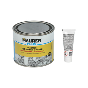 Stucco per marmo 375 ml. Bianco con Catalizzatore - Product Image 2