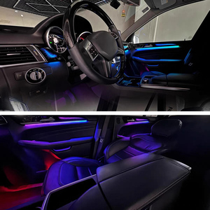 Luz Ambiental LED para Interior <span class=keywords><strong>de</strong></span> Auto Autowellus, para Benz GLE/GLS/GL/ML W166, con Caja <span class=keywords><strong>de</strong></span> Almacenamiento y Enchufe para Pies, 12V, 1 Año <span class=keywords><strong>de</strong></span> Garantía, para Volante a la Derecha e Izquierda - Product Image 4