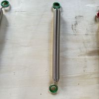Ressort d'étirement long de 300 mm, ressort de tension à boucle fermée avec crochet, support de ressort 1.5-4.0