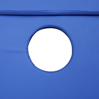 Lit pliant portable en cuir PU, surface imperméable, facile à nettoyer, lit médical d'urgence