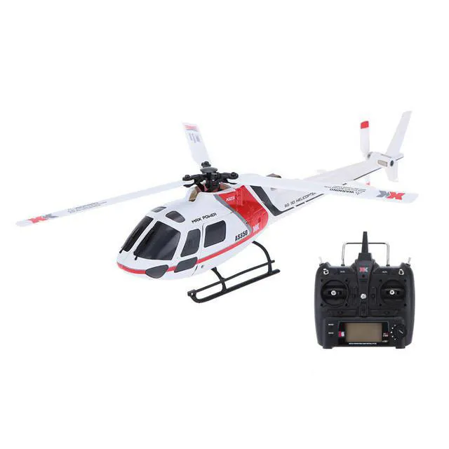 Wltoys K123 6CH RC Hubschrauber 2.4G Funks teuerung spielzeug 6-Aixs Gyro Flyb arless Electric Aircraft Toys