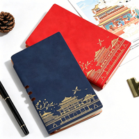 Carnet de voyage et agenda professionnel en cuir PU à couverture rigide, avec logo personnalisé estampé à chaud, formats A5, A6, A7, 100 feuilles – Vente en gros