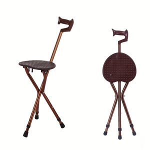 <span class=keywords><strong>Canne</strong></span> pliante 2-en-1 avec <span class=keywords><strong>siège</strong></span>, hauteur réglable, bâton de marche en alliage d'aluminium, tabouret pliable portable <span class=keywords><strong>pour</strong></span> <span class=keywords><strong>personnes</strong></span> <span class=keywords><strong>âgées</strong></span>, utilisation en extérieur - Product Image 5