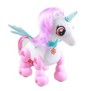 W5599-8 <span class=keywords><strong>Licorne</strong></span> poney scintillante avec cornes et ailes lumineuses, sons et mouvements interactifs, votre nouveau compagnon ! Jouets cadeaux pour enfants - Product Image 5