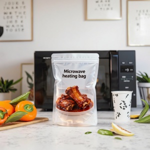Sac réutilisable et traçable pour l'emballage des repas surgelés prêts à consommer, de qualité alimentaire, résistant aux hautes températures, compatible micro-ondes - Product Image 4