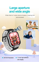 Reloj Inteligente 4G para Niños con Tarjeta SIM, WiFi, Posicionamiento Preciso, Videollamada, Cámara, Pantalla TFT Cuadrada, Correa de Silicona