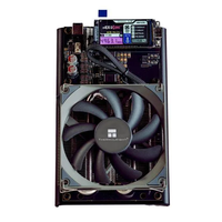 Nerd Qaxe++ 4.8THs 75W BM1370 ASIC Chips Mini Bitcoin Miner Solo Mining Lottery Miner Lucky Miner 24x16x13mm 50dB Métal