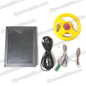 Shuangqu Children's <b>Amusement</b> Facility Controller Steering Wheel MP5 Arcade Kit English 2 Players Push Coin Game <b>Machine</b> - Product Image 2