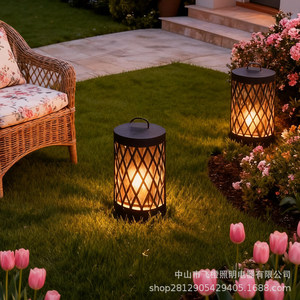 Lampe solaire d'extérieur étanche IP65, luminaire décoratif pour jardin, villa, cour, balcon, terrasse, éclairage paysager d'ambiance - Product Image 1