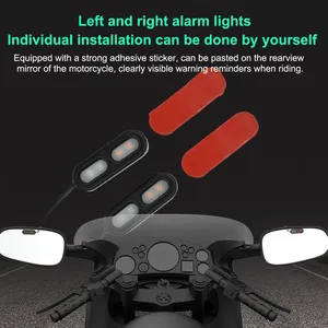 Sistema di Rilevamento Punti Ciechi per Moto con Sensore a Onde Millimetriche, Assistente di Svolta e Allarme per Motociclette - Product Image 3