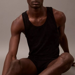 Diffornet Cotton Classics Solid <strong>Mens</strong> Tank Top Fitness Essentials <strong>Men's</strong> Regular-Fit <strong>Men's</strong> Undershirts <strong>Vest</strong> 2*1 <strong>Ribbed</strong> tank Top - Product Image 3
