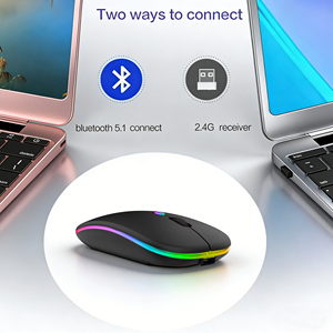 <span class=keywords><strong>Mouse</strong></span> Portabel Mini ultra-tipis, tetikus nirkabel Bluetooth TYPE-C ergonomis dapat diisi ulang vertikal untuk Laptop - Product Image 3