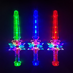 Efectos de Sonido con Sensor de Gravedad, Copos de Nieve Brillantes, Espada Luminosa, Láser Transparente, Barras Luminosas Coloridas, Juguetes para Fiestas, Juguetes Brillantes - Product Image 5