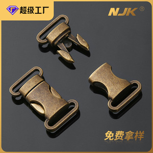 หัวเข็มขัดโลหะผสมสำหรับกระเป๋า สายรัดปรับได้ สีพื้นทนทาน Q335 15 - Product Image 5