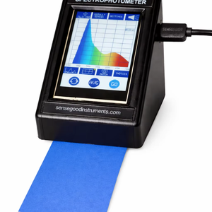 Colorimètre et spectrophotomètre portables universels Sensegood, mode couleur de laboratoire, résolution de longueur d'onde de 10 nm - Product Image 3