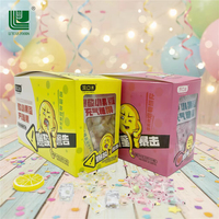 LUYUAN - Fournisseur direct d'usine - Bonbons fruités super acidulés personnalisés OEM - Saveur citron - Caramel crémeux et moelleux - Mini bonbons au lait glacé
