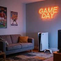 Enseigne néon LED commerciale Neonawall pour les jours de match, lumineuse et à intensité réglable, pour bar sportif, restaurant, pub, décoration murale, enseigne commerciale