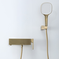 GAPPO Ensemble de pommeau de douche de baignoire à haute pression moderne Robinet à main en laiton à une poignée pour hôtels