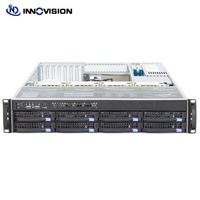 Double Xeon E5 de stockage serveur 2u Rack 8 bay Serveur avec 128GB Serveur RAM