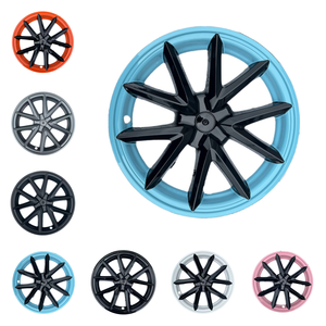Factory <strong>Price</strong> 18 Inch Sport Style <strong>Hubcap</strong> for Tesla Model 3 Wheel Cover Colorful Rim Protector Wholesale 4PCS Car Accessories - Product Image 1