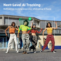 Stabilisateur de téléphone intelligent Insta360 Flow 2 Pro AI à 3 axes avec suivi panoramique 360°, DockKit, 4K, 10H, perche à selfie, trépied pour téléphones iOS et Android