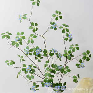 Fleur artificielle en soie Yansheng, vigne de lotus, décoration moderne pour la maison, salon, entrée, mariage, accessoires d'extérieur - Product Image 3