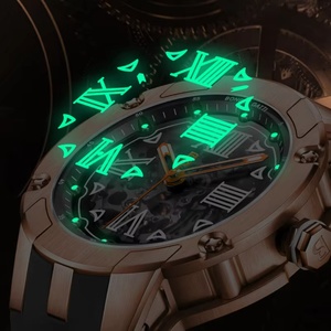 Montre BG7701, mécanique automatique allemande, squelette, étanche, pour homme, cadeau pour l'anniversaire de votre petit ami - Product Image 3