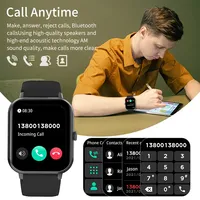 Montre connectée Android/iOS pour homme, écran tactile de 1,83 pouce, appels sans fil, 100 modes sportifs, voix AI, boîtier argenté, bracelet en acier inoxydable