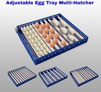 Incubateur d'oeufs à couver de volaille automatique en PVC 272 V, contrôle de la température et de l'humidité pour poulet, canard, oie, caille, oiseau, 220