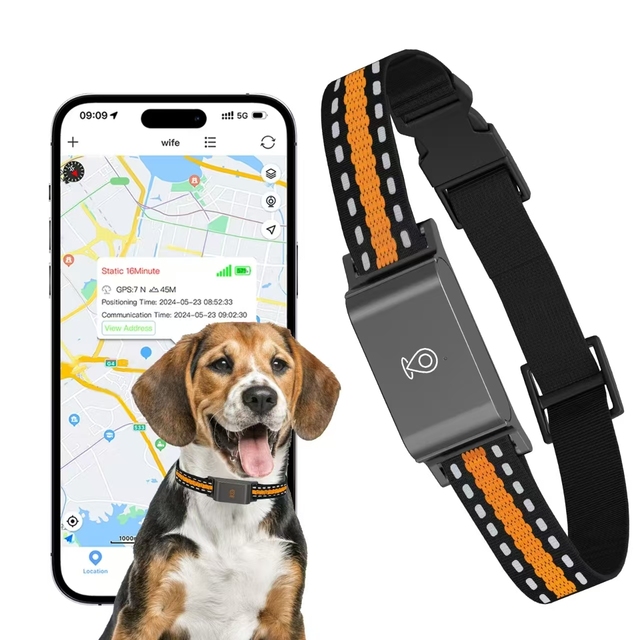 WiFi Dog Fence Electric Collar with Real-time Accurate Positioning IP67 Waterproof Pet GPS Location Tracking Device 4G Network
