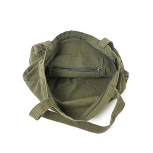Bolsa Tote de Lona Lavada Vintage, Grande Capacidade, Bolsa de Compras para Mulheres, Ideal para o Dia a Dia - Product Image 6