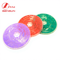 Sous-verres ronds en PVC personnalisés par sublimation, motif mignon, pour boissons, vente en gros