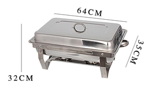 Estufa de buffet <span class=keywords><strong>no</strong></span> eléctrica de acero inoxidable más vendida, calentador de alimentos Buffy, calentamiento de Alcohol y utensilios de cocina para mantener el calor, estilo de mesa - Product Image 6