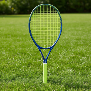 Raket Tenis Profesional Blue Leap 2026 Serat Karbon Ringan Peredam Guncangan Permukaan Raket Besar - Product Image 1