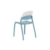 Petit fauteuil au design moderne avec oreilles de chat Chaise de salle à manger légère en PP pour la maison, le bar, l'entrepôt Fourniture en vrac populaire pour les cafés