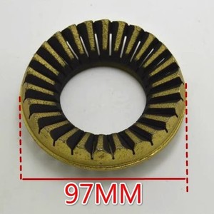 Capuchon de brûleur de cuisinière à gaz en acier imitation cuivre, diamètre intérieur 26 mm, distributeur de flamme pour pièces de cuisinière - Product Image 5