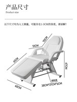 Table de massage de traite portable moderne, lit de massage pliable pour salon de beauté noir, prix d'usine en gros