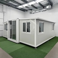 Maison conteneur préfabriquée haut de gamme extensible, idéale pour salon, chambre, salle de bain, bureau et couloir