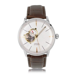 Reloj con correa de cuero unisex de excelente calidad Movimiento automático de Japón para uso diario y formal - Product Image 1